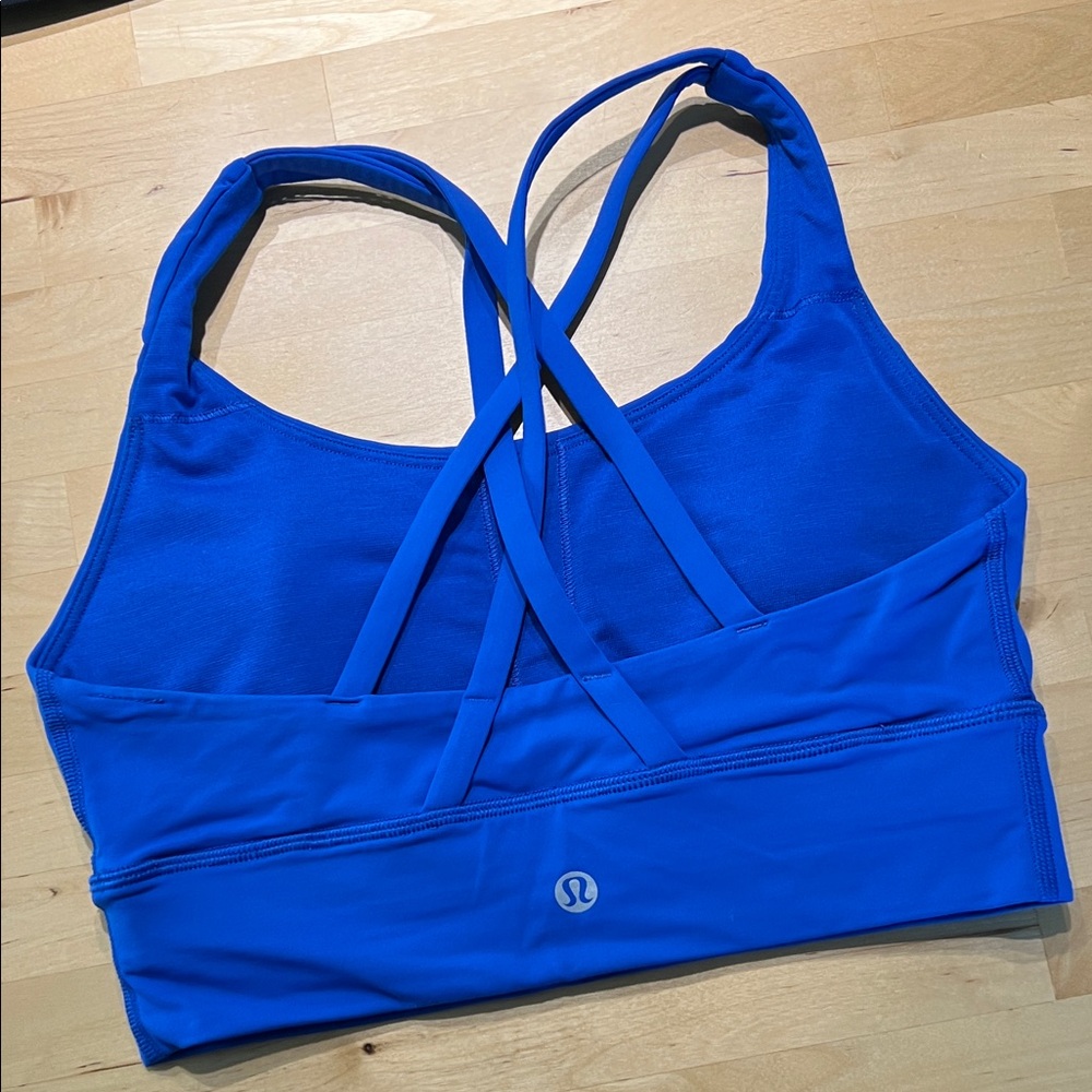 lululemon athletica Vibrant Blue Cross-Back Sports Bra